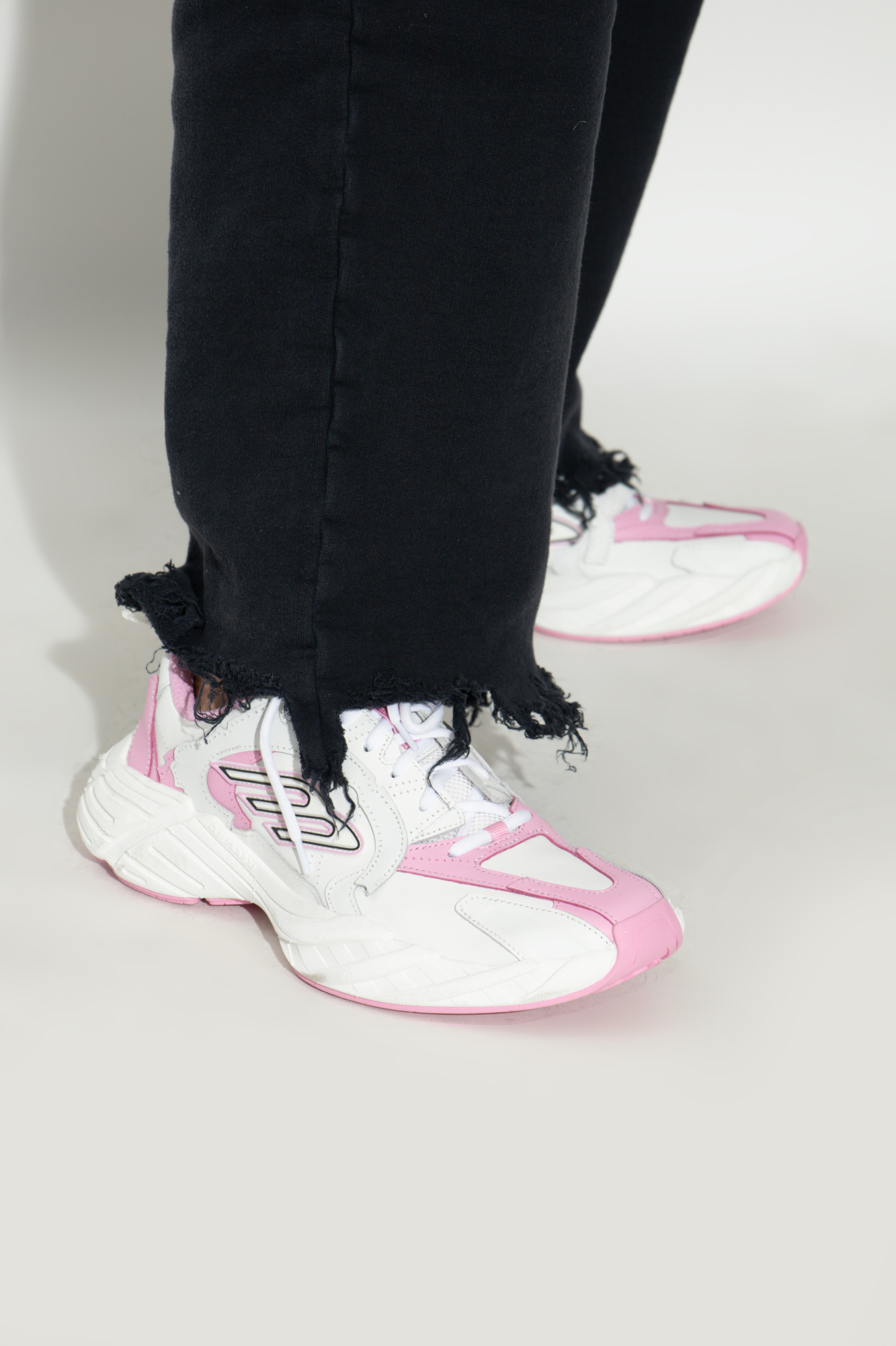 【BALENCIAGA】Monday Shoe White/Pink Women's Monday Shoe in Pink/grey/white/black | Balenciaga US